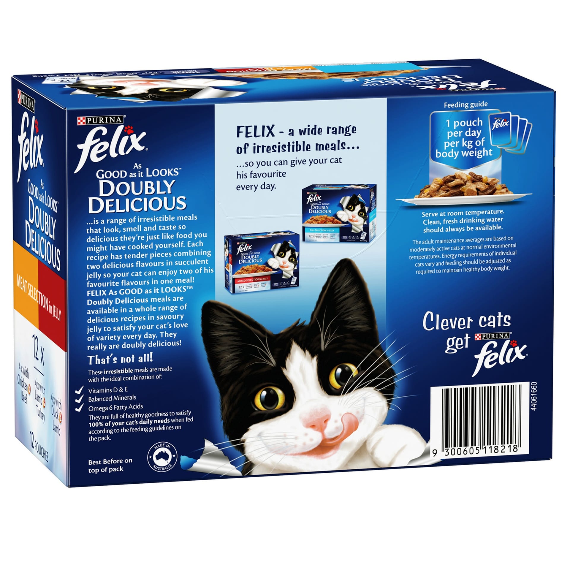Purina Felix Doubly Delicious Meat Selection In Jelly | 12×85g