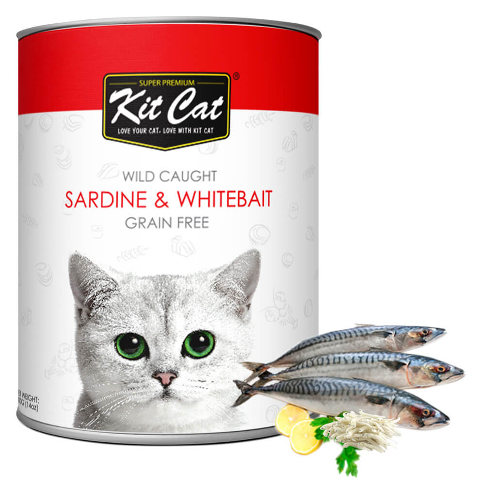 Kit Cat Wild Caught  Canned Cat Food  | 400g
