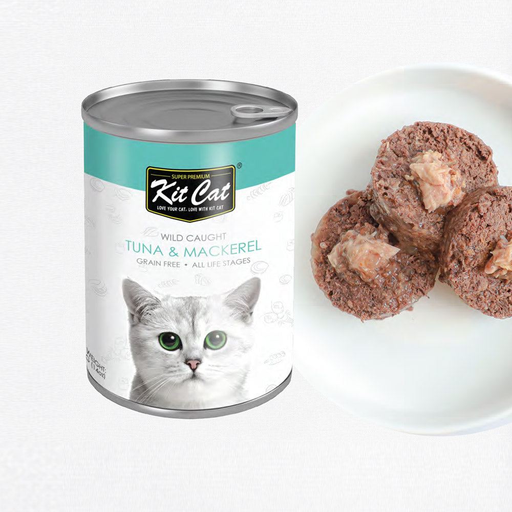 Kit Cat Wild Caught  Canned Cat Food  | 400g