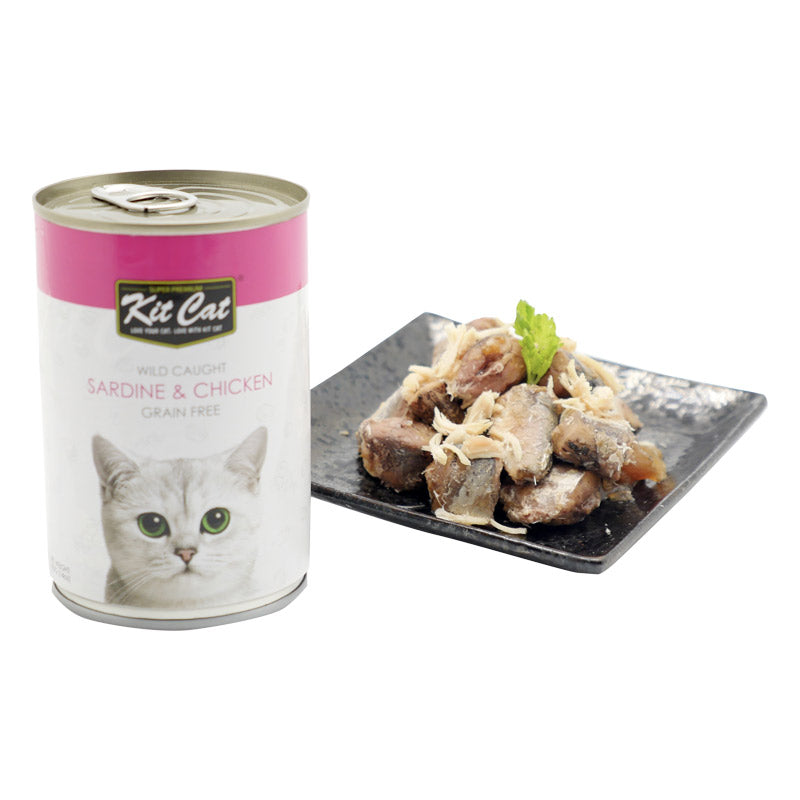 Kit Cat Wild Caught  Canned Cat Food  | 400g