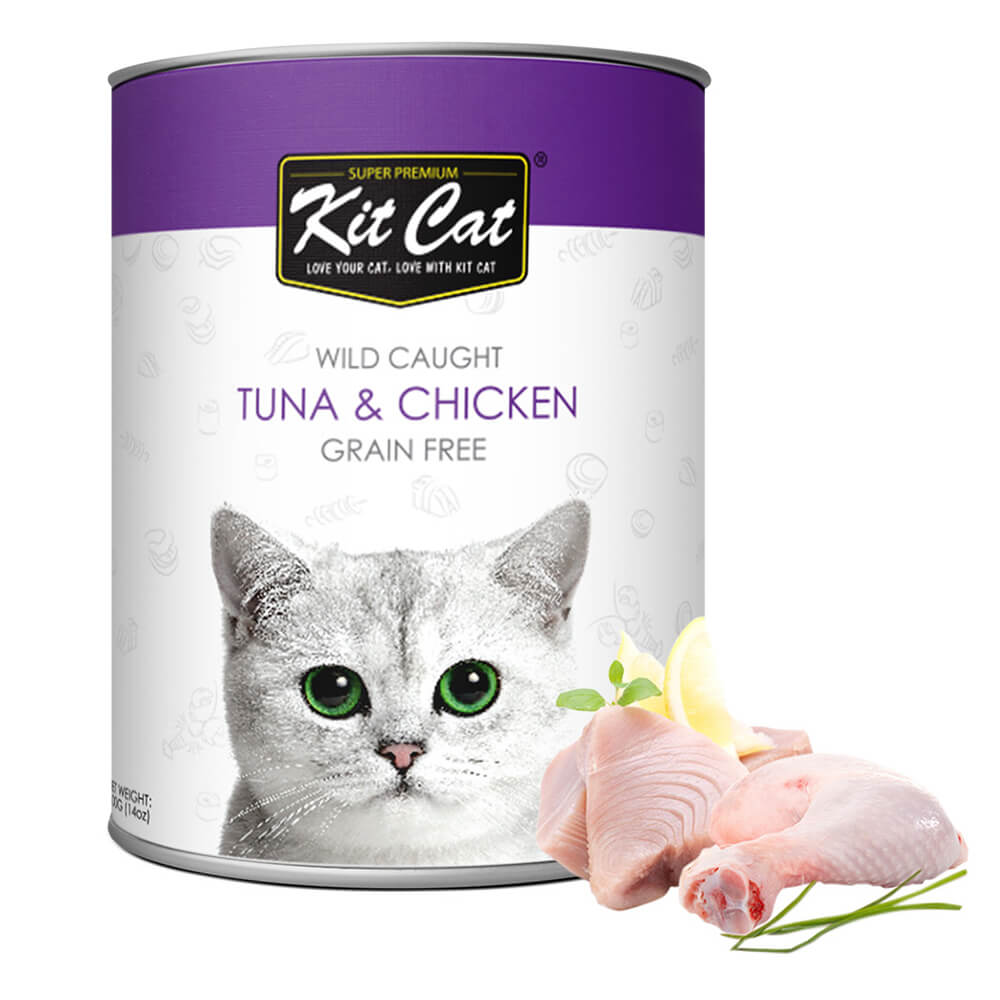 Kit Cat Wild Caught  Canned Cat Food  | 400g