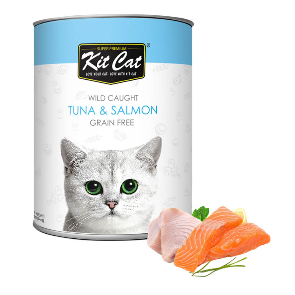 Kit Cat Wild Caught  Canned Cat Food  | 400g
